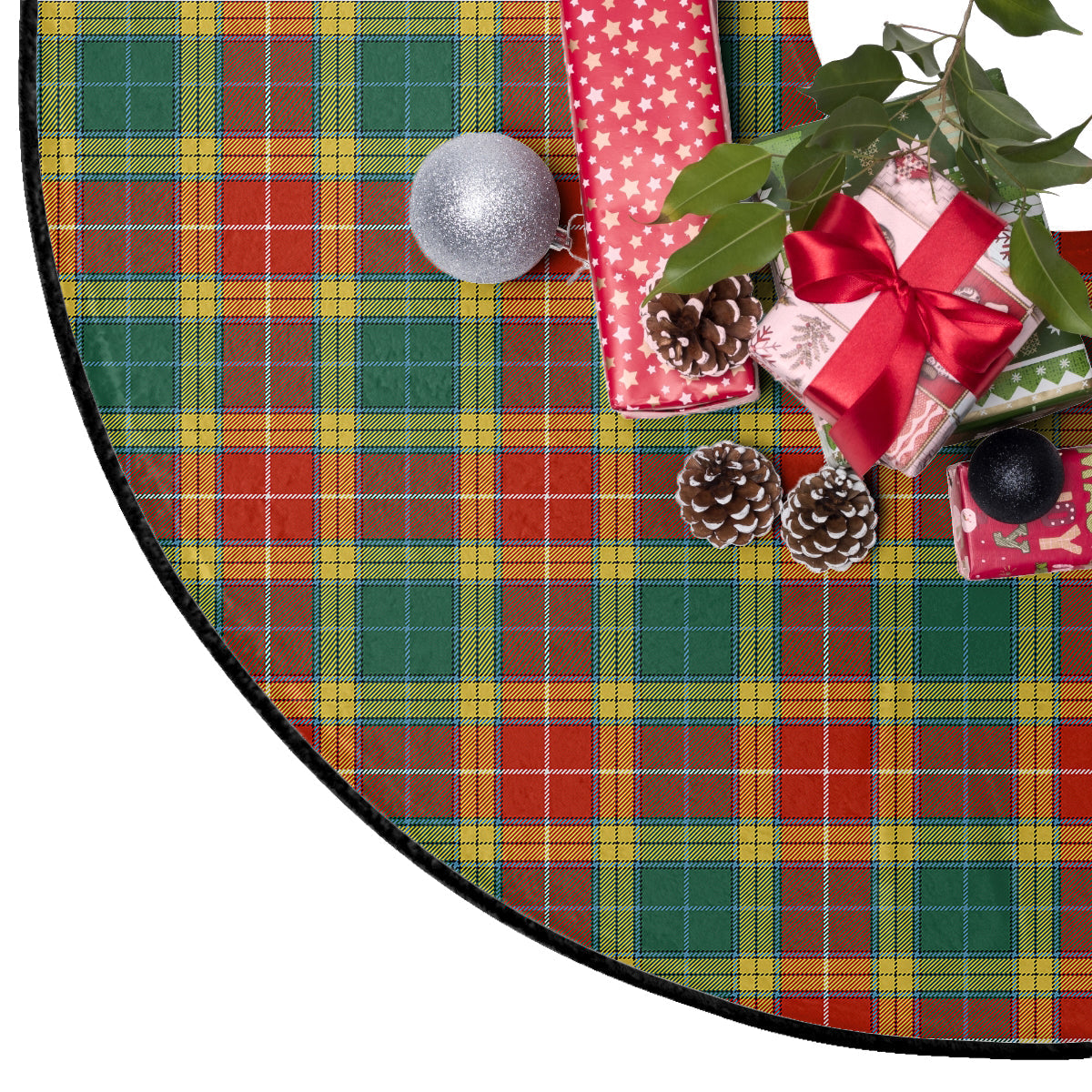 Buchanan Old Sett Tartan Plaid Christmas Tree Skirt