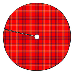 Burnett Modern Tartan Plaid Christmas Tree Skirt