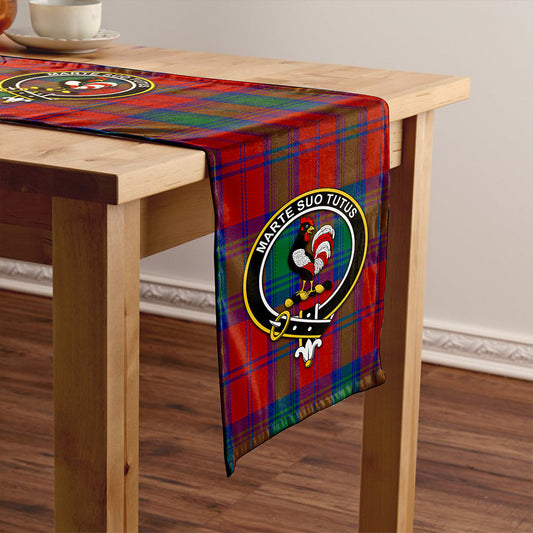 Byres Tartan Crest Table Runner