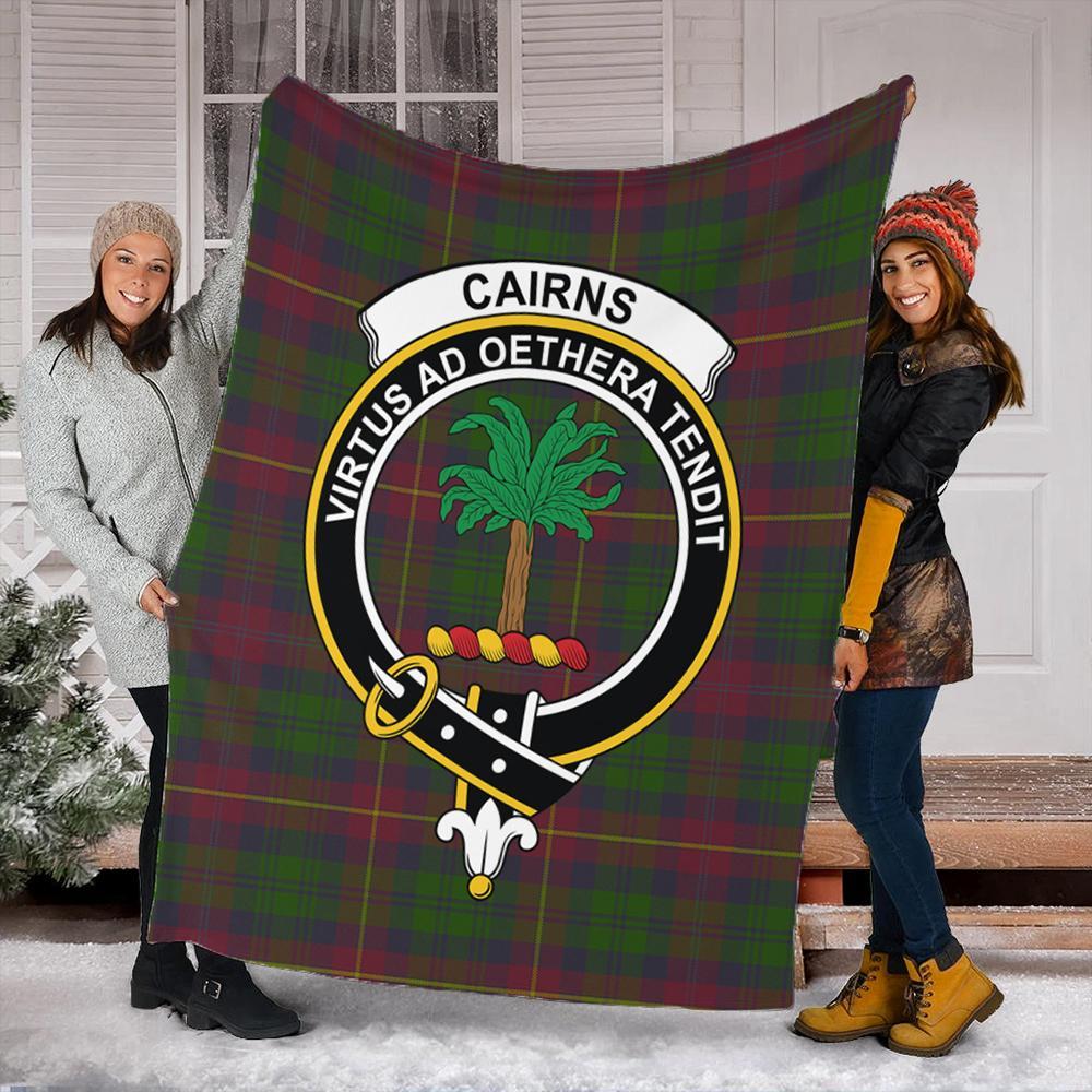 Cairns Tartan Crest Premium Blanket