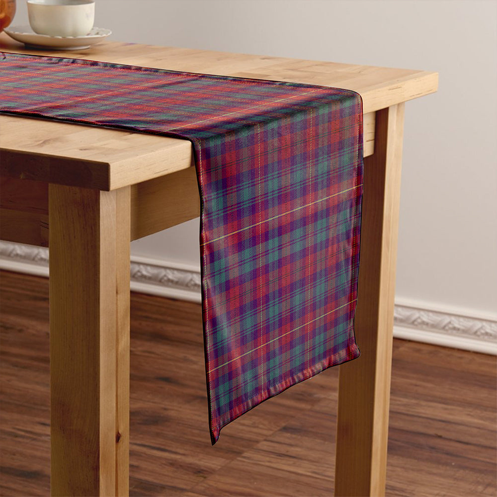 Cairns of Finavon Weathered Tartan Crest Table Runner