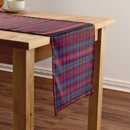 Cairns of Finavon Weathered Tartan Crest Table Runner