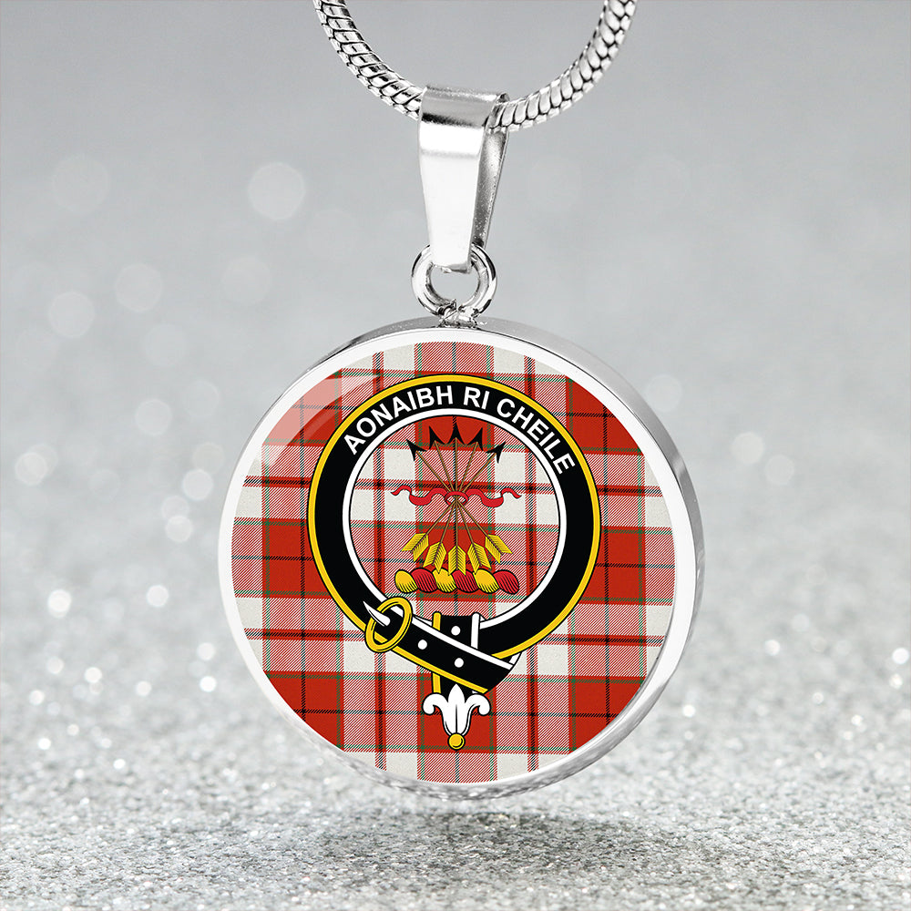 Cameron Hose Ancient 2 Tartan Crest Circle Necklace