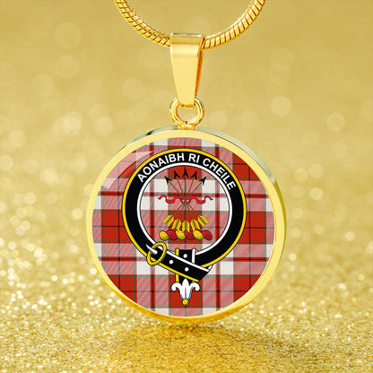 Cameron Hose Ancient 2 Tartan Crest Circle Necklace