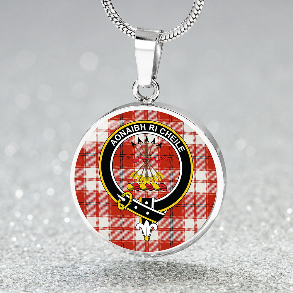 Cameron Hose #2 Ancient 2 Tartan Crest Circle Necklace