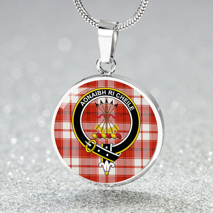 Cameron Hose #2 Ancient 2 Tartan Crest Circle Necklace