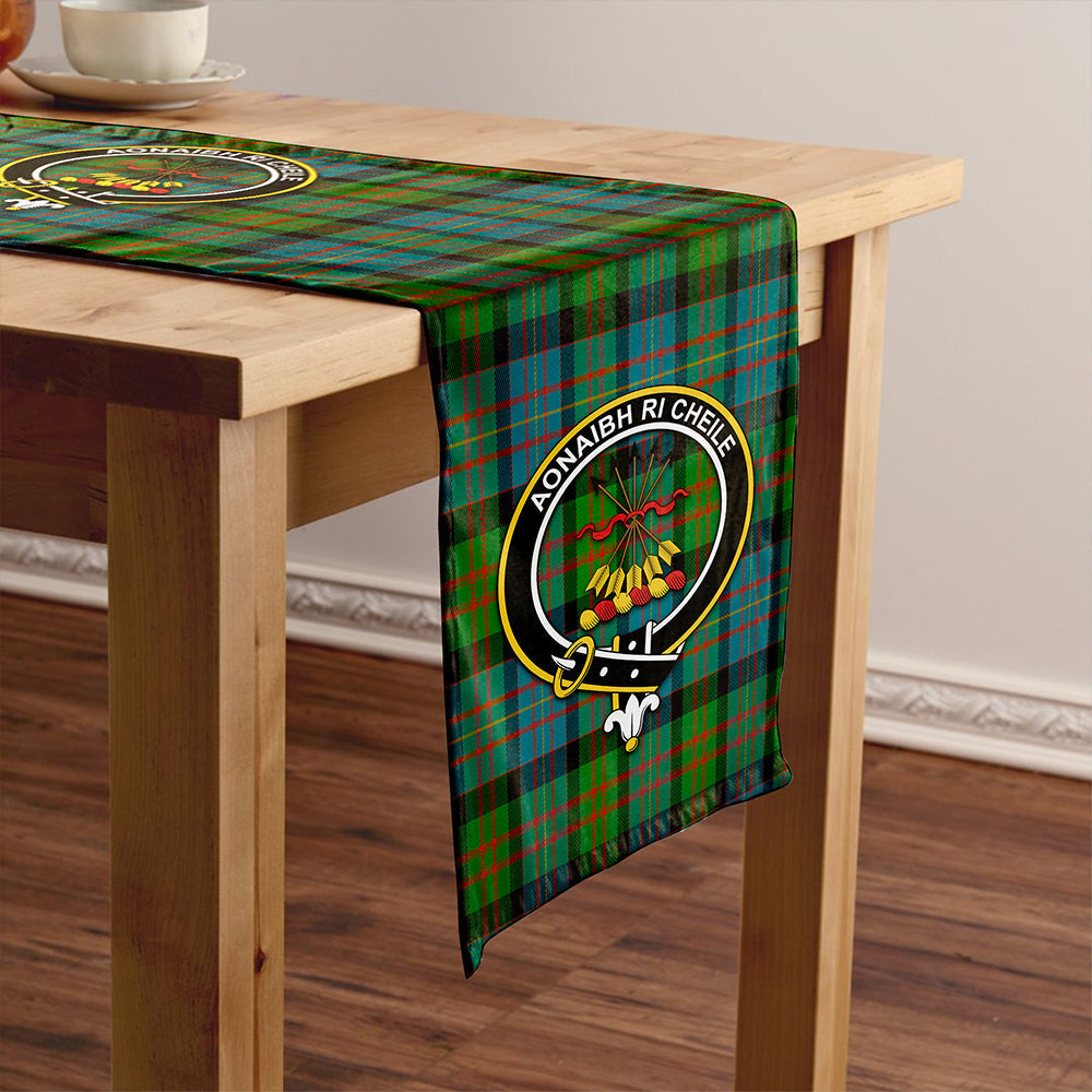 Cameron of Erracht Ancient 2 Tartan Crest Table Runner