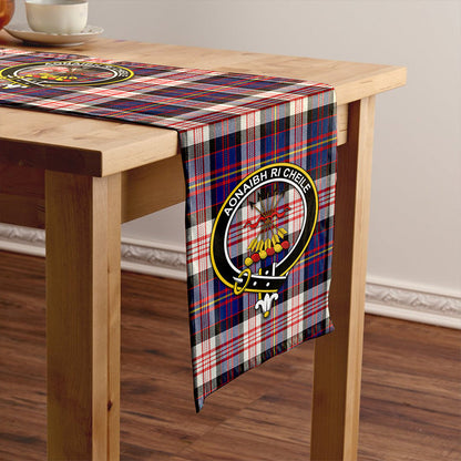 Cameron of Erracht Dress #2 Modern 2 Tartan Crest Table Runner