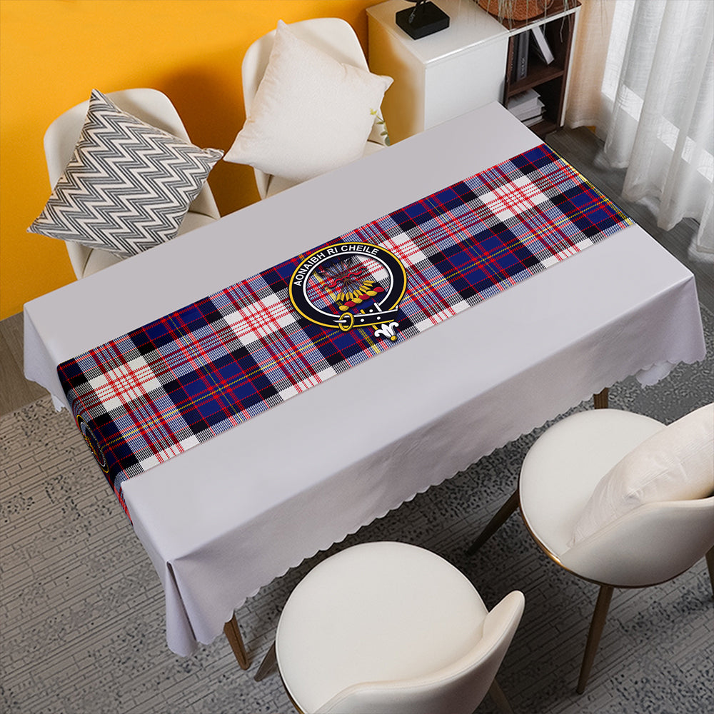 Cameron of Erracht Dress #2 Modern 2 Tartan Crest Table Runner