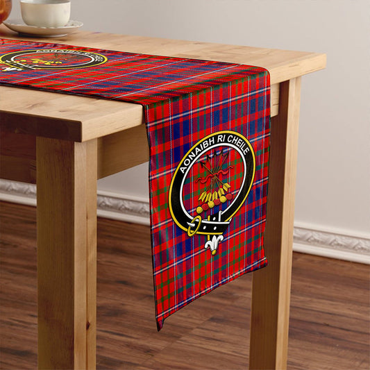 Cameron of Locheil Modern 2 Tartan Crest Table Runner