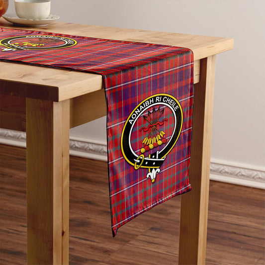 Cameron of Locheil Weathered 2 Tartan Crest Table Runner