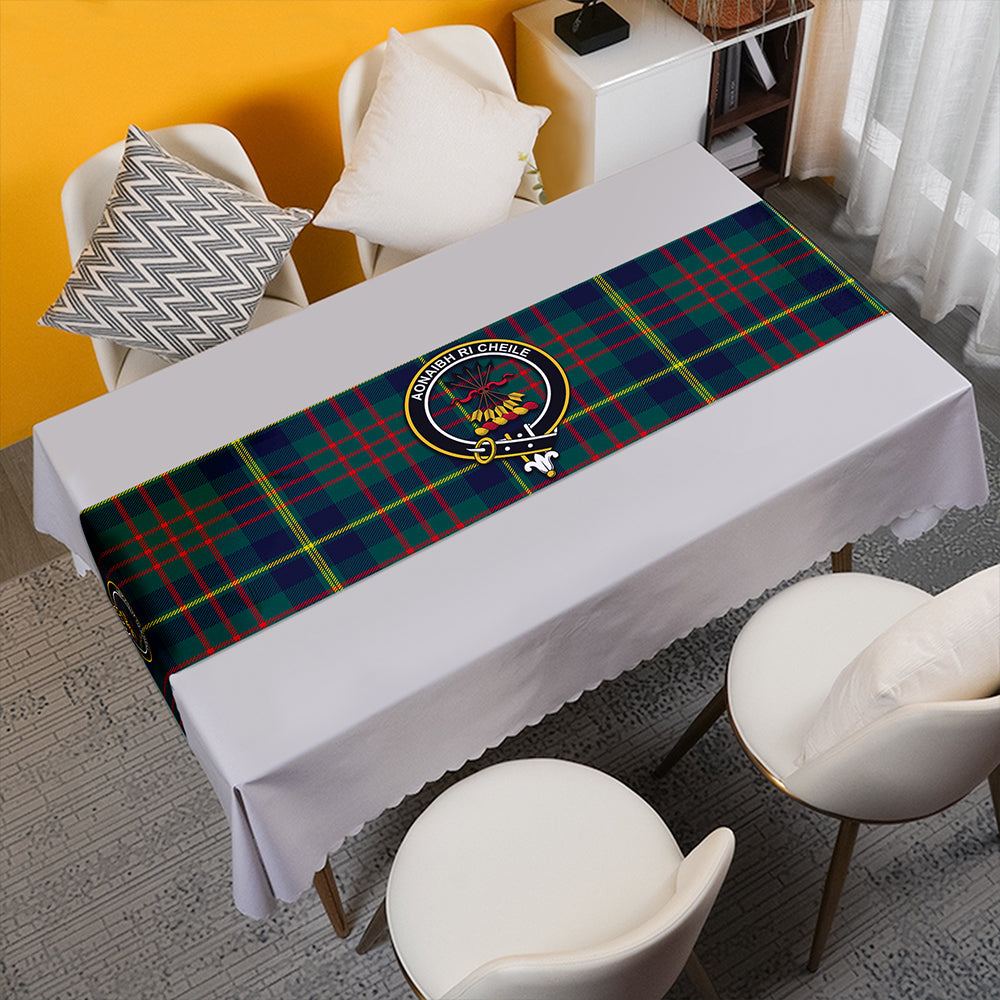 Cameron of Lochiel Hunting Modern 2 Tartan Crest Table Runner