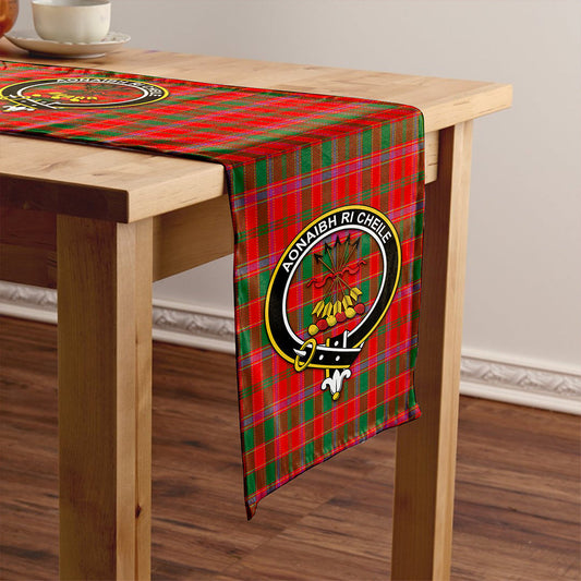 Cameron of Lochiel #2 Modern 2 Tartan Crest Table Runner