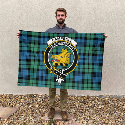 Campbell Ancient 01 Tartan Classic Crest House Flag