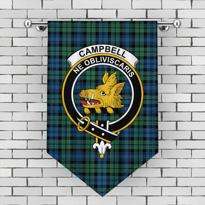 Campbell Ancient 02 Tartan Crest Gonfalon