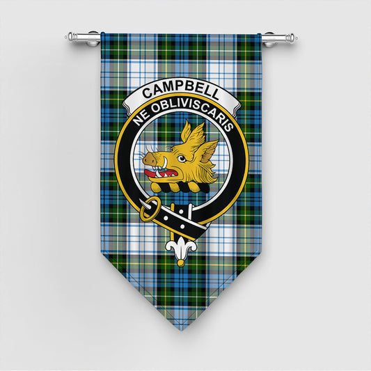 Campbell Dress Ancient Tartan Crest Gonfalon