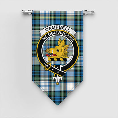 Campbell Dress Tartan Crest Gonfalon