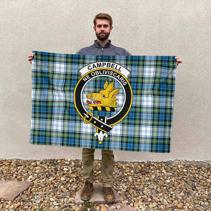 Campbell Dress Tartan Classic Crest House Flag