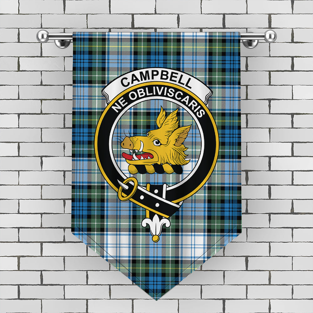 Campbell Dress Tartan Crest Gonfalon