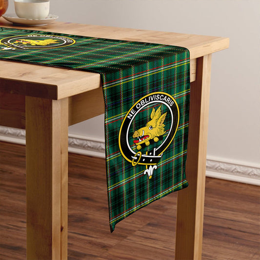 Campbell Marquis of Lorne Modern 2 Tartan Crest Table Runner