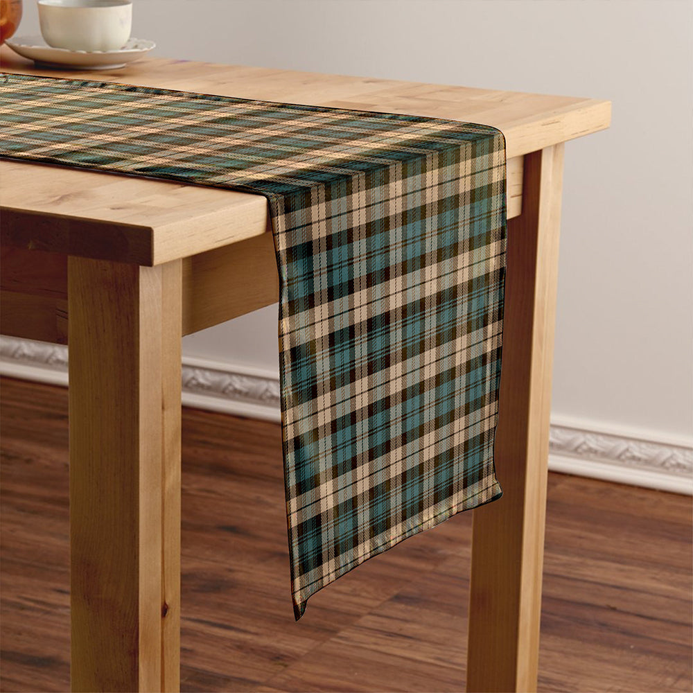 Campbell Weathered 2 Tartan Crest Table Runner