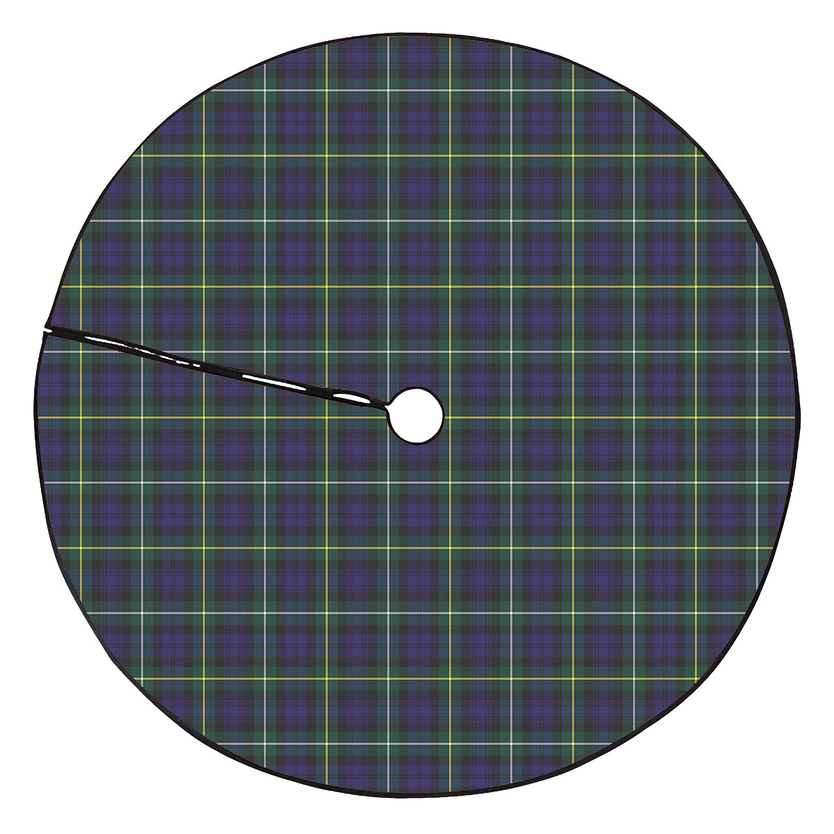 Campbell Argyll Modern Tartan Plaid Christmas Tree Skirt