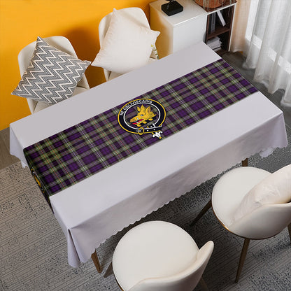 Campbell of Argyll 1815 Weathered 2 Tartan Crest Table Runner