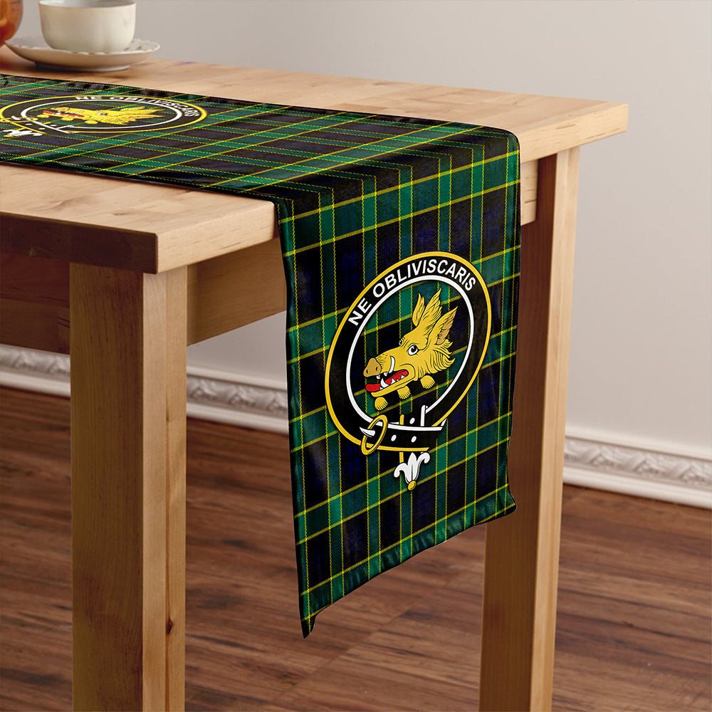 Campbell of Breadalbane Modern 2 Tartan Crest Table Runner