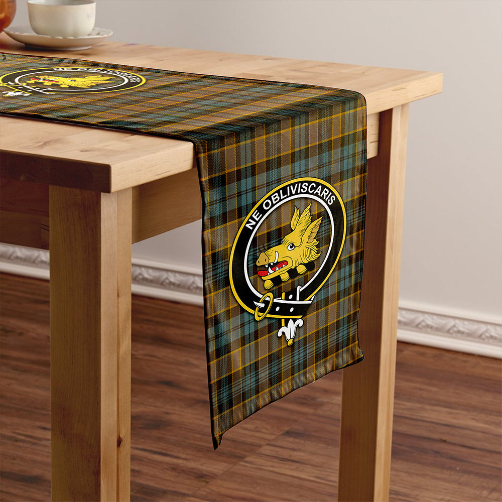 Campbell of Breadalbane Weathered 2 Tartan Crest Table Runner