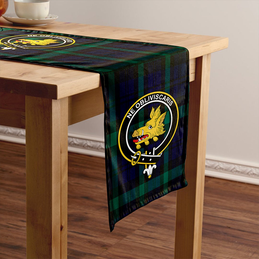 Campbell of Glenlyon Modern 2 Tartan Crest Table Runner