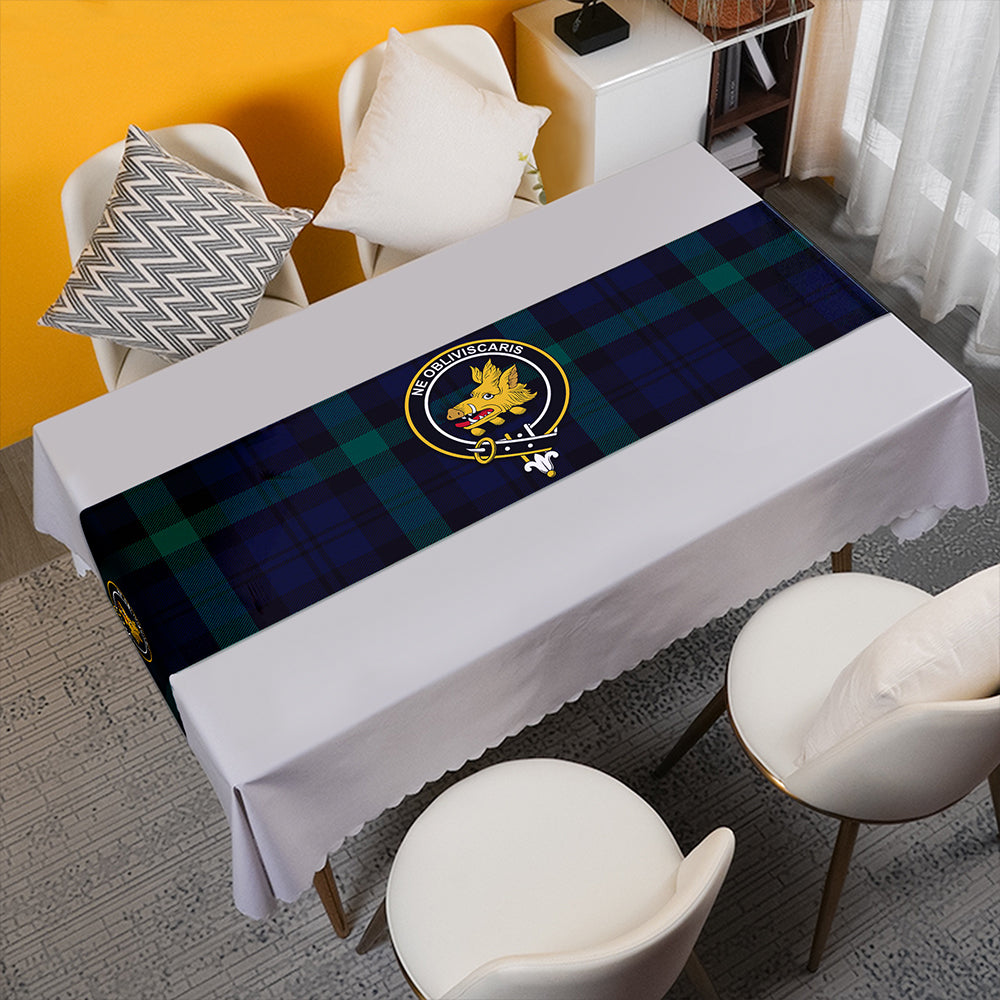 Campbell of Glenlyon Modern 2 Tartan Crest Table Runner