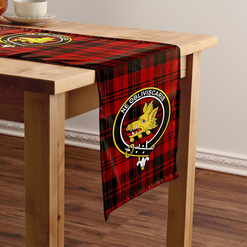 Campbell of Lochlane Modern 2 Tartan Crest Table Runner