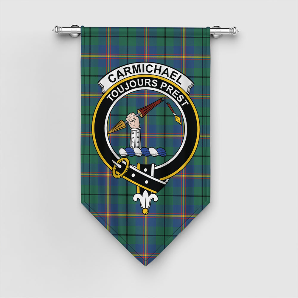 Carmichael Ancient Tartan Crest Gonfalon