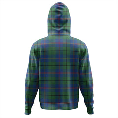 Carmichael Modern Tartan Plaid Hoodie