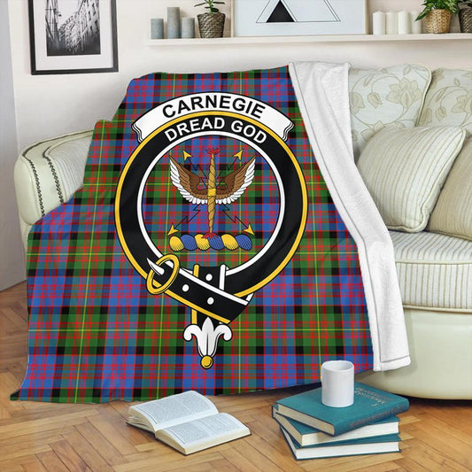 Carnegie Ancient Tartan Crest Premium Blanket