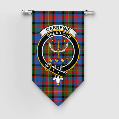 Carnegie Ancient Tartan Crest Gonfalon