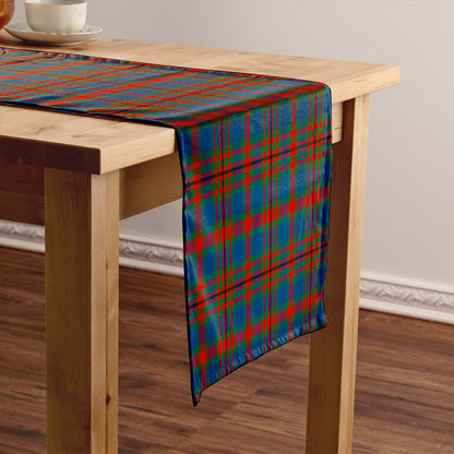 Carnegie Modern Tartan Crest Table Runner