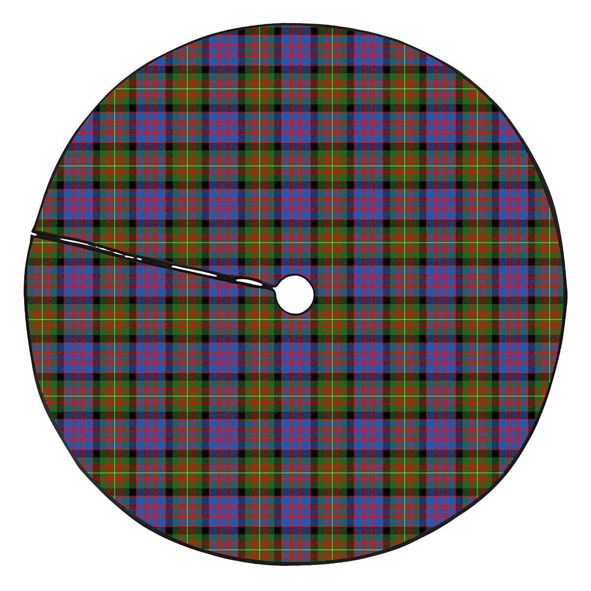 Carnegie Ancient Tartan Plaid Christmas Tree Skirt