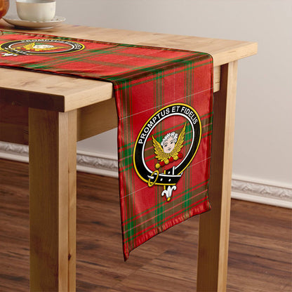 Carruthers Ancient Tartan Crest Table Runner