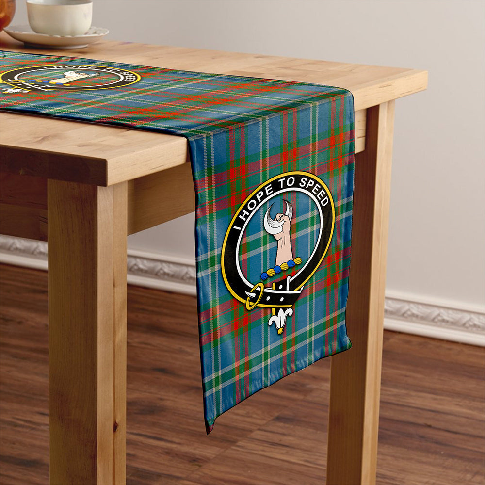 Cathcart Ancient Tartan Crest Table Runner