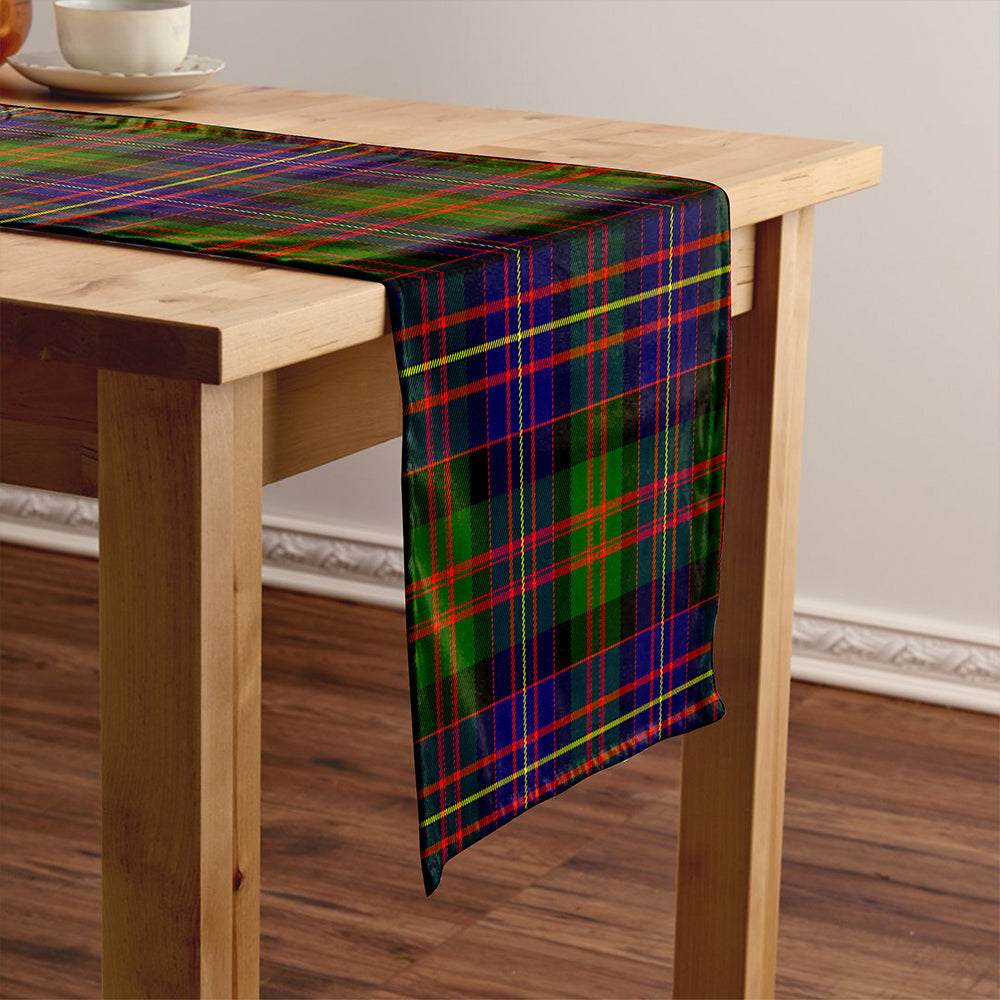 Chalmers Modern Tartan Crest Table Runner