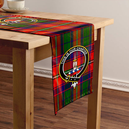 Charteris District Tartan Crest Table Runner