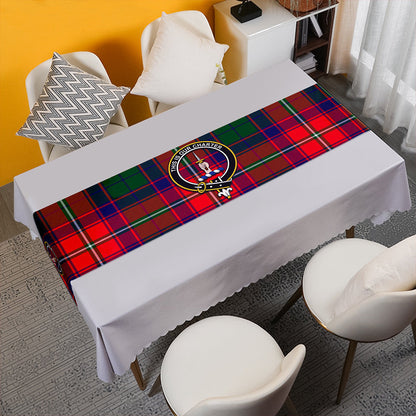 Charteris District Tartan Crest Table Runner