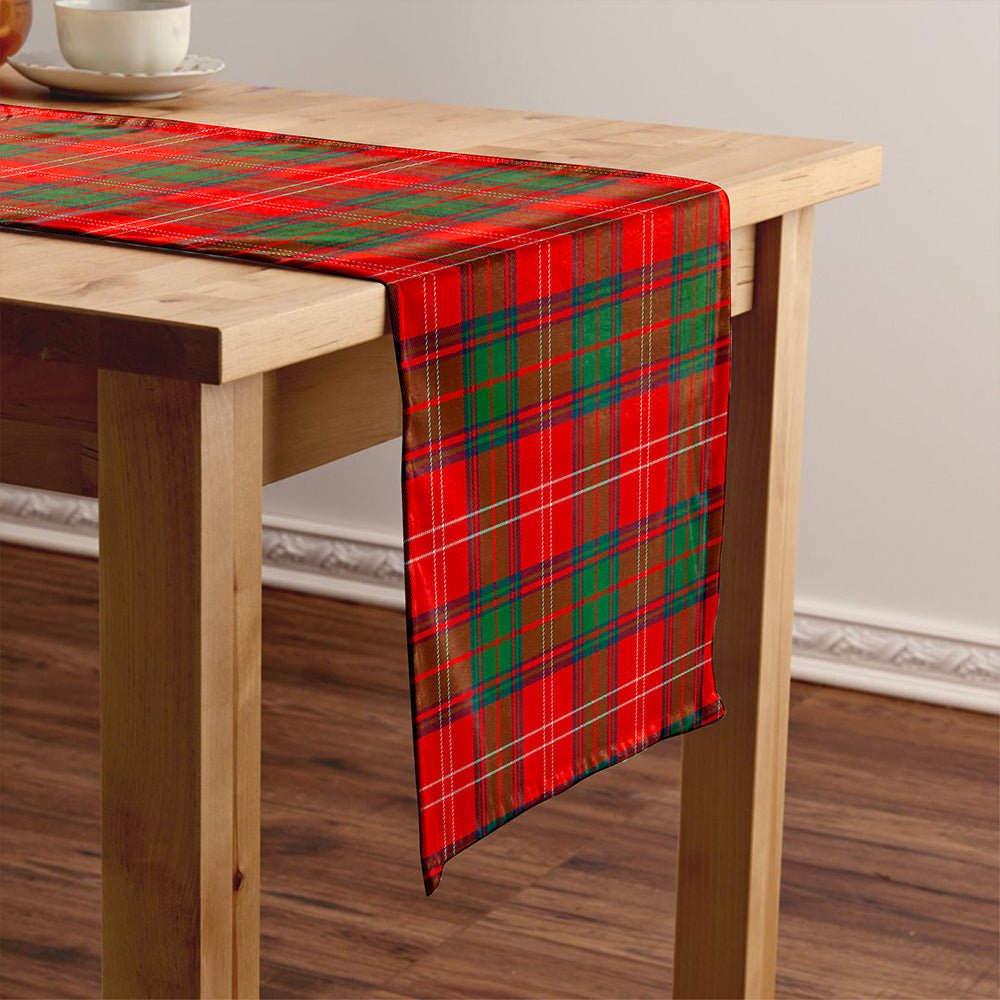 Chisholm Modern Tartan Crest Table Runner