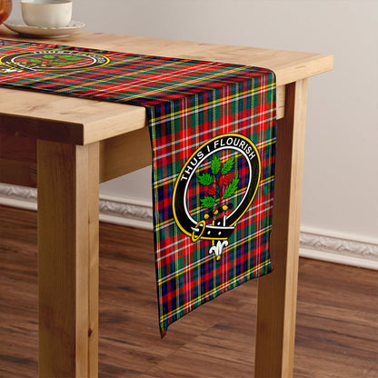 Christie Modern Tartan Crest Table Runner