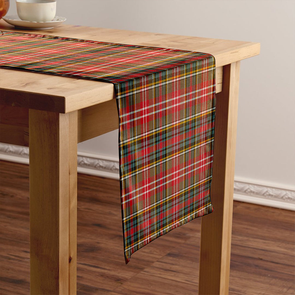 Christie Weathered Tartan Crest Table Runner