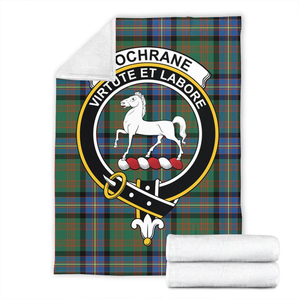 Cochrane Ancient Tartan Crest Premium Blanket