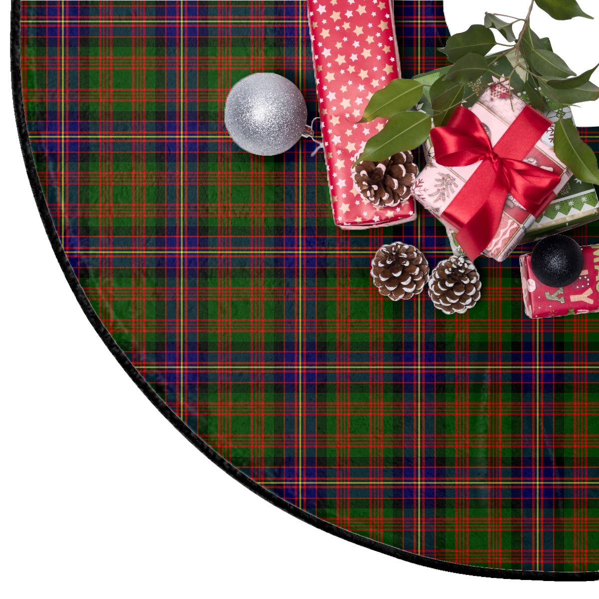Cochrane Modern Tartan Plaid Christmas Tree Skirt
