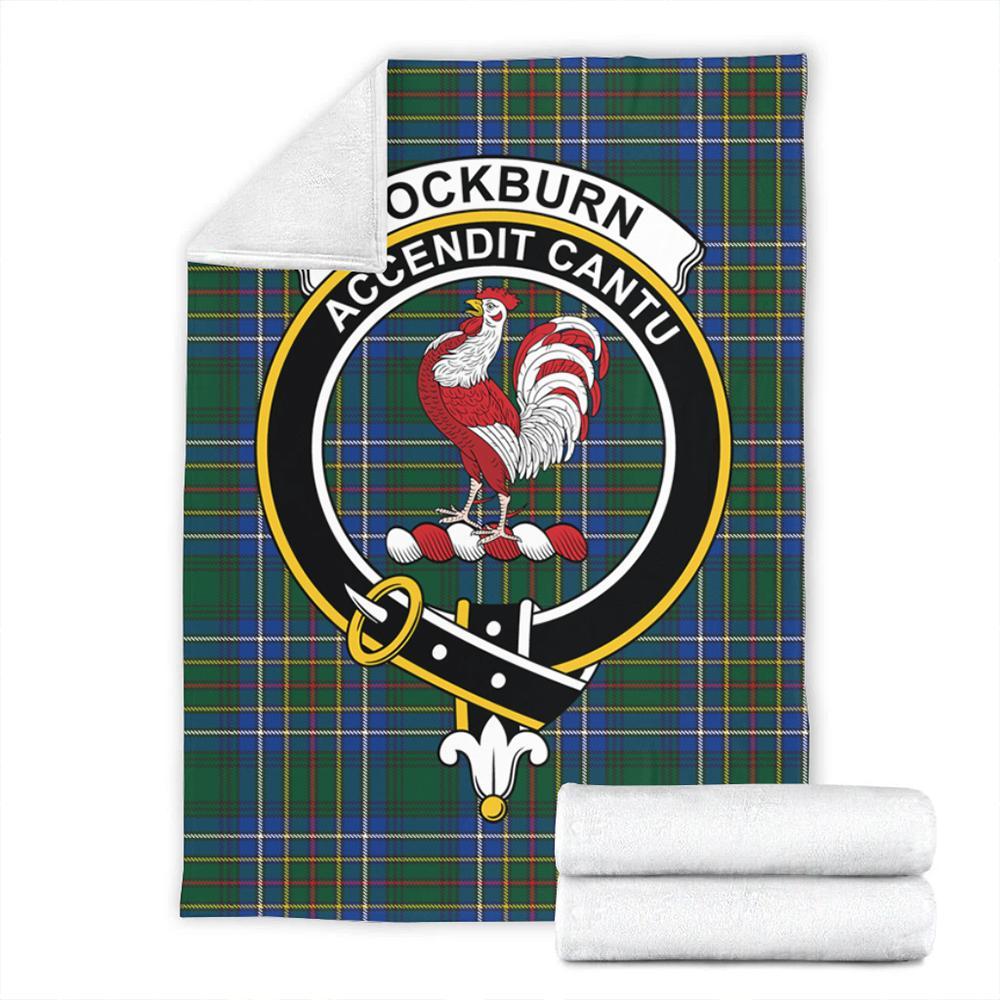 Cockburn Ancient Tartan Crest Premium Blanket