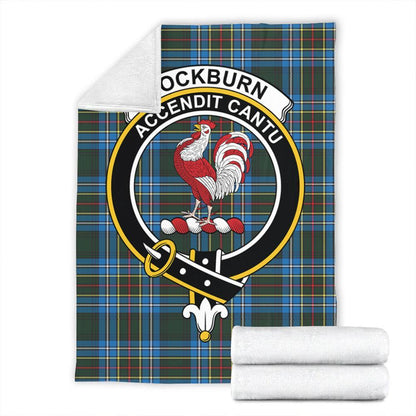 Cockburn Modern Tartan Crest Premium Blanket